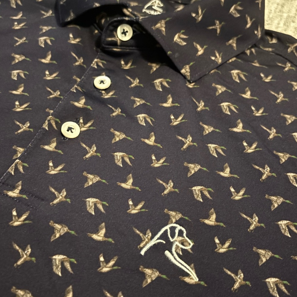 Rhoback Navy Duck Polo - Picture 2 of 4
